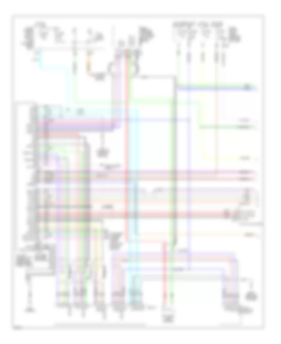 Navigation Wiring Diagram 1 of 2 for Infiniti Q45 2005