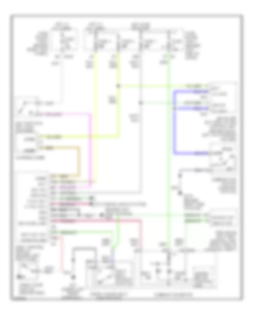 Chime Wiring Diagram for Infiniti Q45 2005