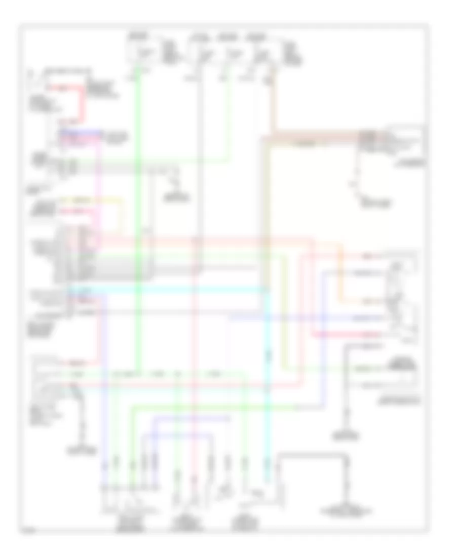 Wiper Washer Wiring Diagram for Infiniti Q45 2005