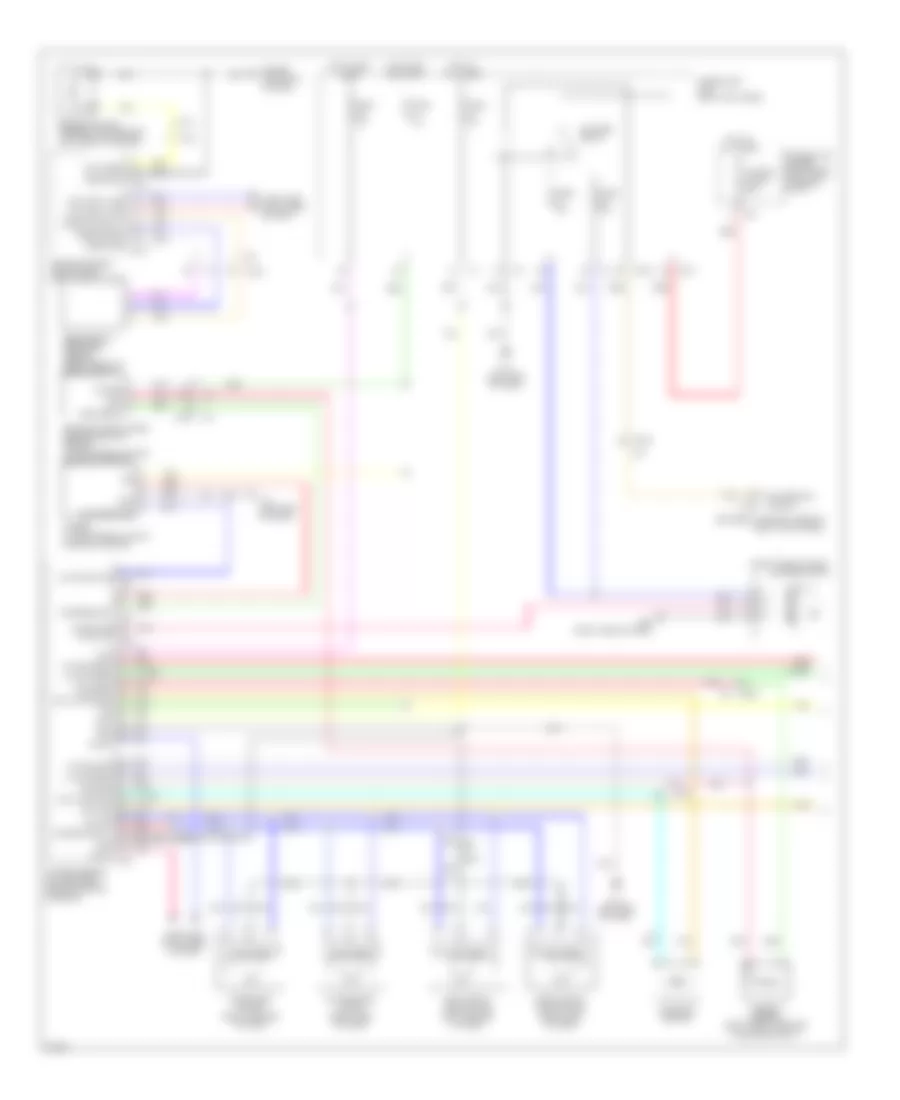 Automatic A C Wiring Diagram 1 of 2 for Infiniti EX35 2012