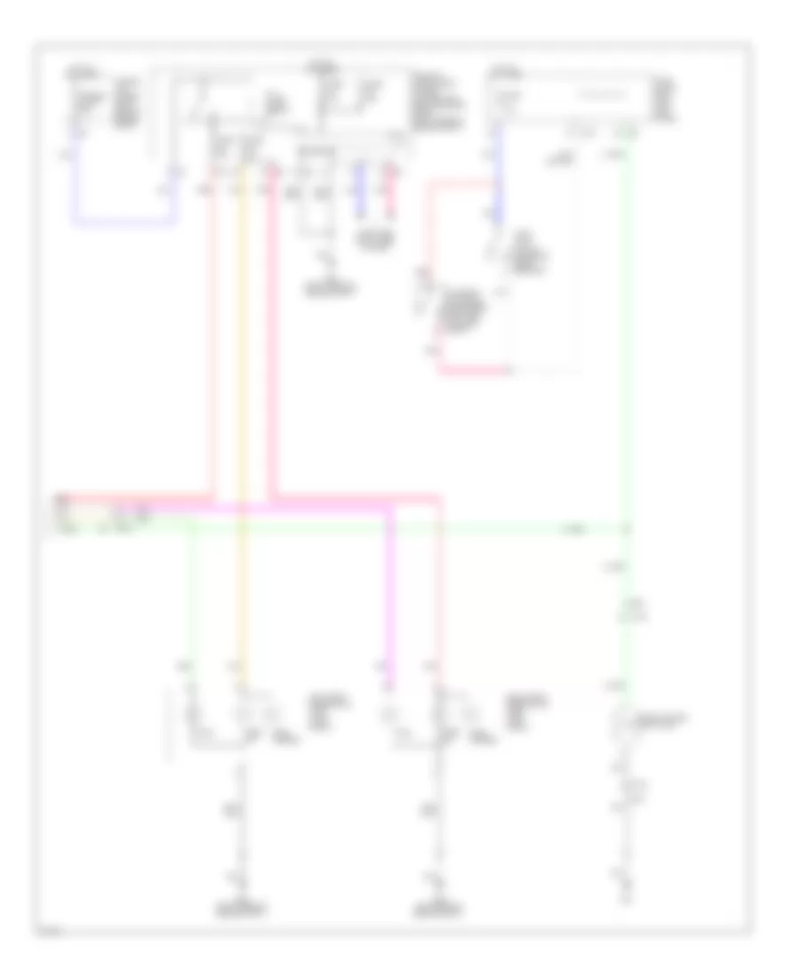 Exterior Lamps Wiring Diagram (2 of 2) for Infiniti EX35 2012