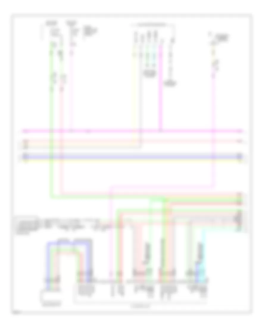 Navigation Wiring Diagram 2 of 5 for Infiniti EX35 2012