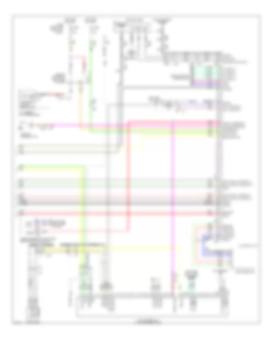 Radio Wiring Diagram, Base (3 of 3) for Infiniti EX35 2012