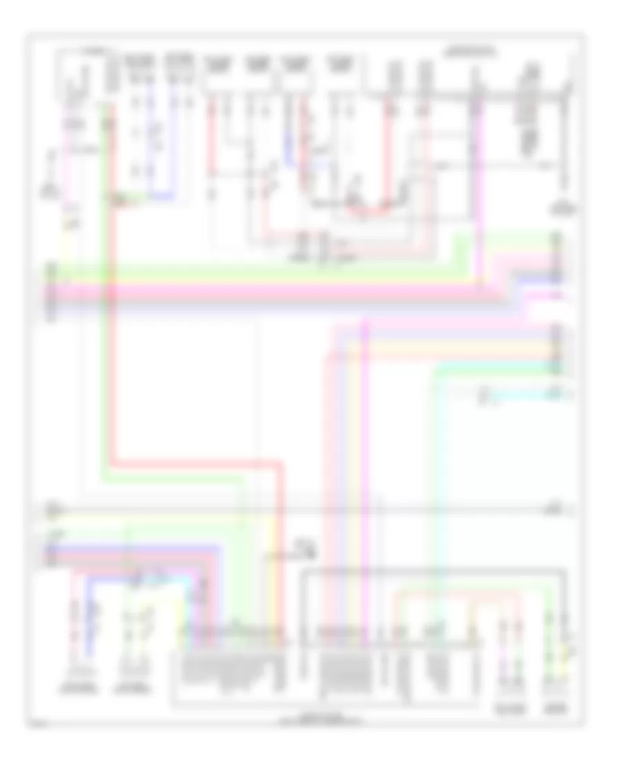Radio Wiring Diagram, Bose without Navigation (2 of 5) for Infiniti EX35 2012