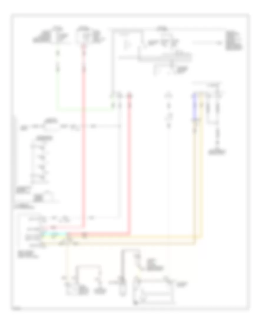 Starting Wiring Diagram for Infiniti EX35 2012