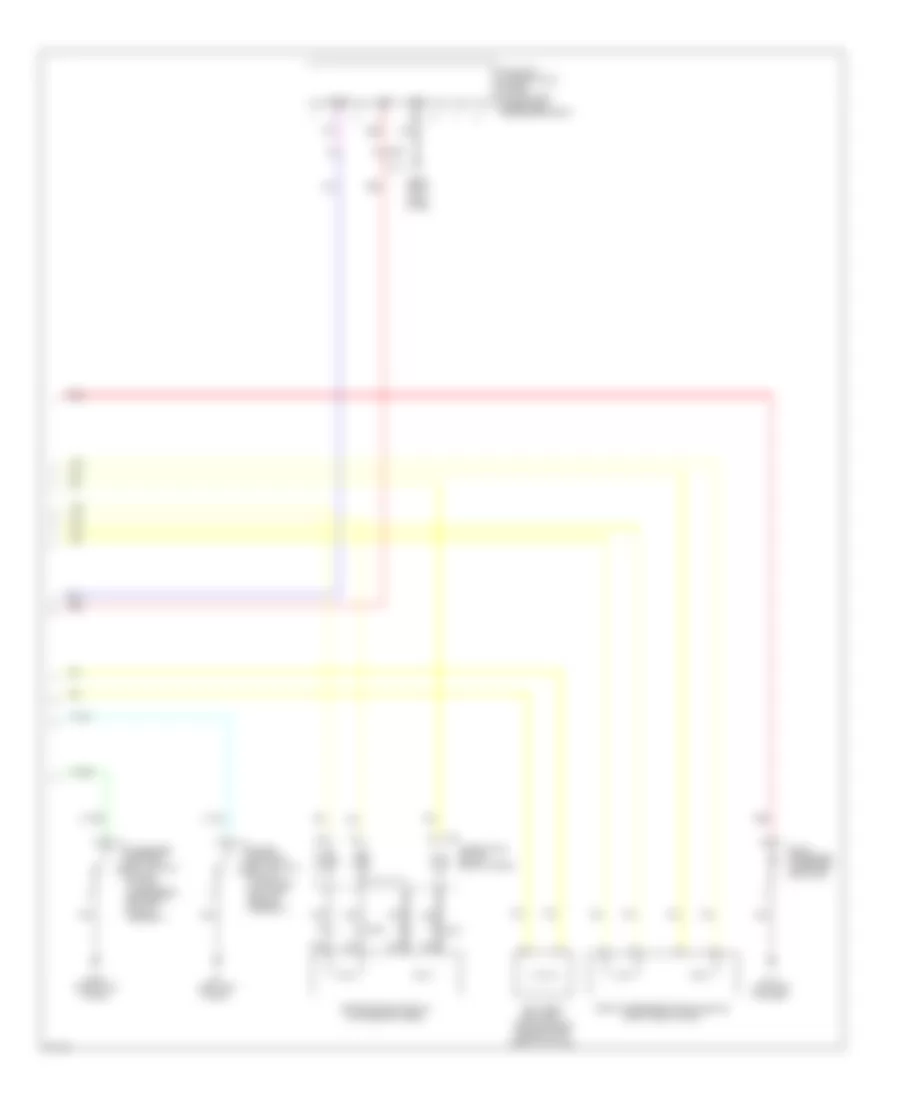 Supplemental Restraints Wiring Diagram (2 of 2) for Infiniti EX35 2012
