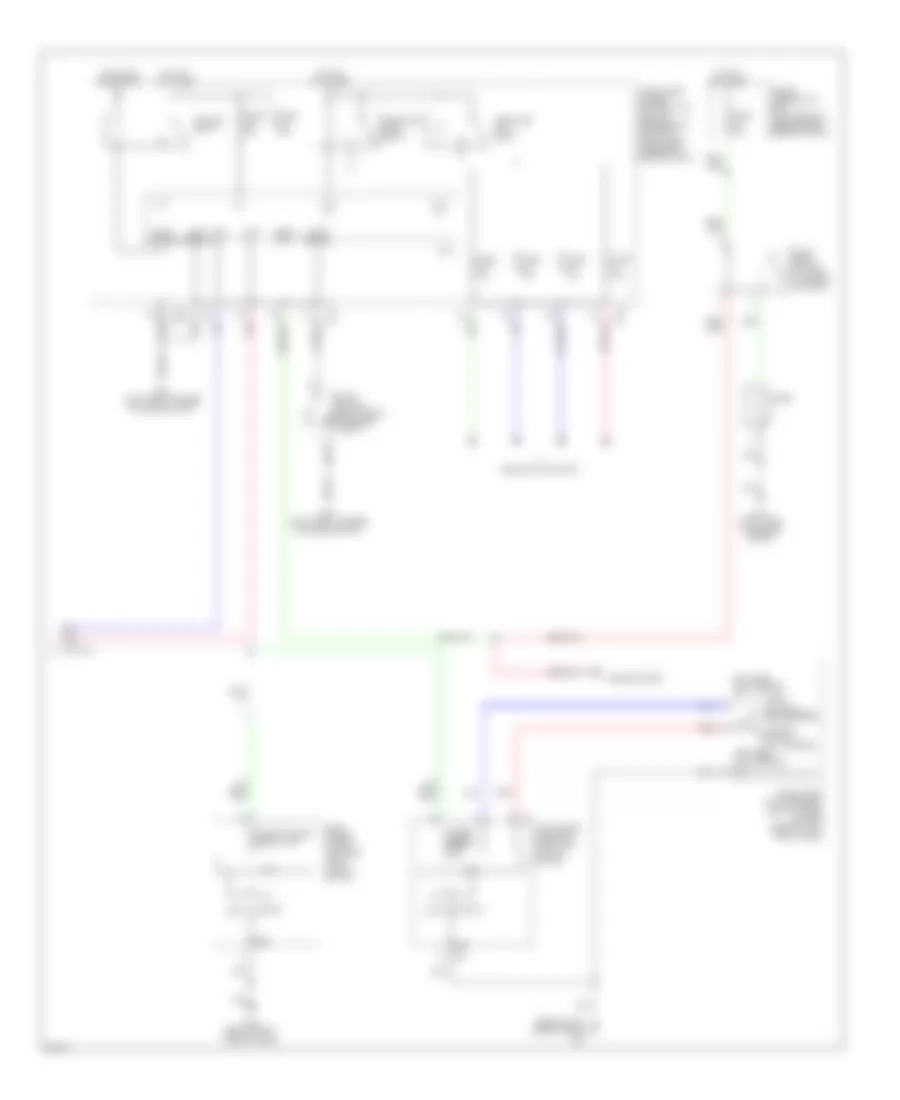 Forced Entry Wiring Diagram 2 of 2 for Infiniti QX56 2005