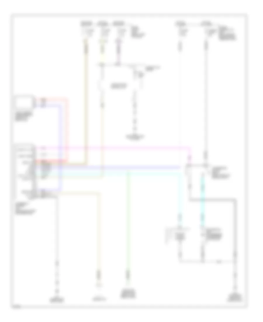 Electronic Suspension Wiring Diagram for Infiniti QX56 2005