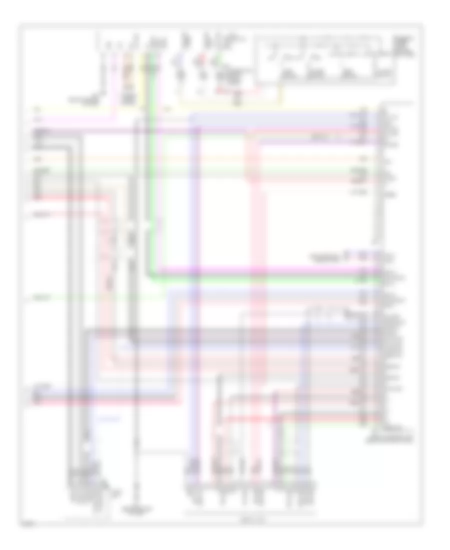 Navigation Wiring Diagram 2 of 2 for Infiniti QX56 2005