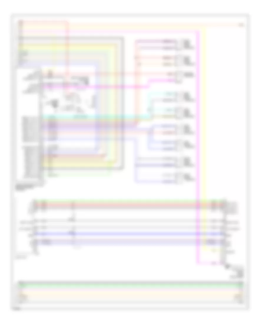 Radio Wiring Diagram 2 of 3 for Infiniti QX56 2005