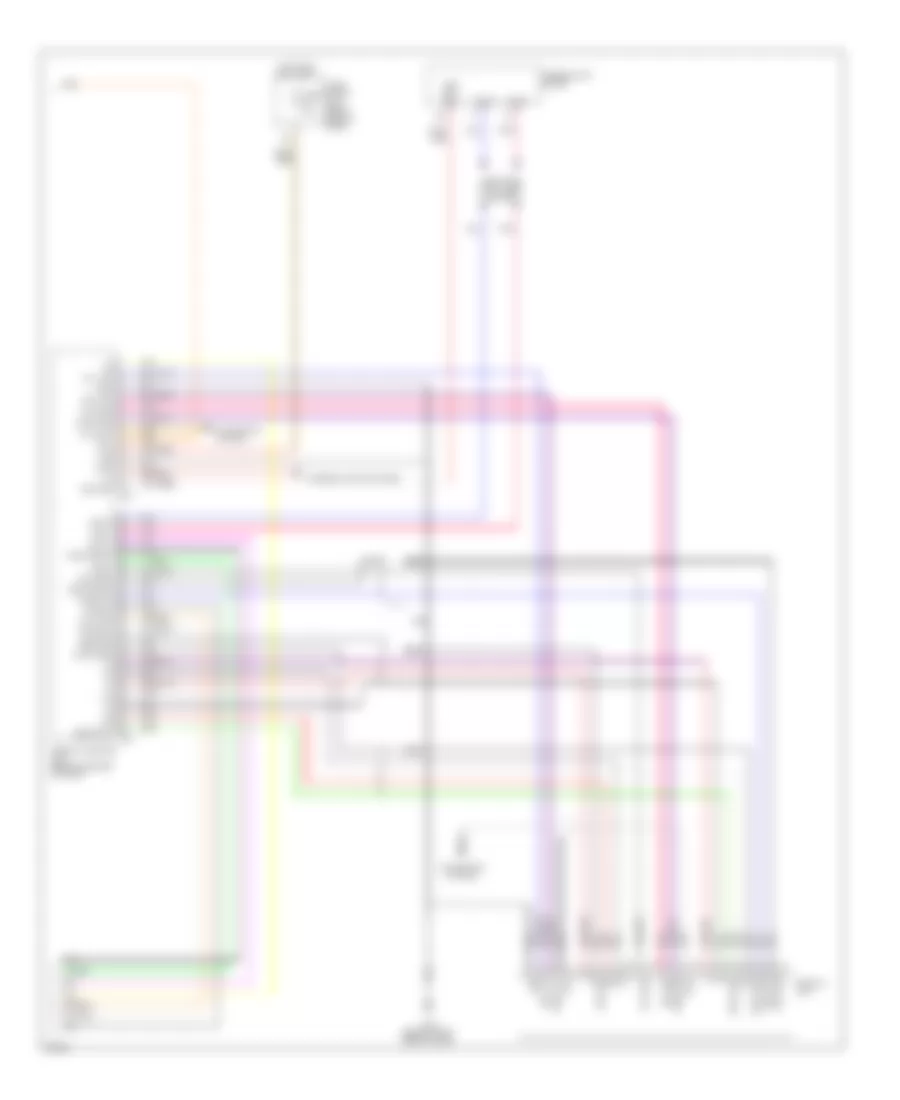 Radio Wiring Diagram 3 of 3 for Infiniti QX56 2005