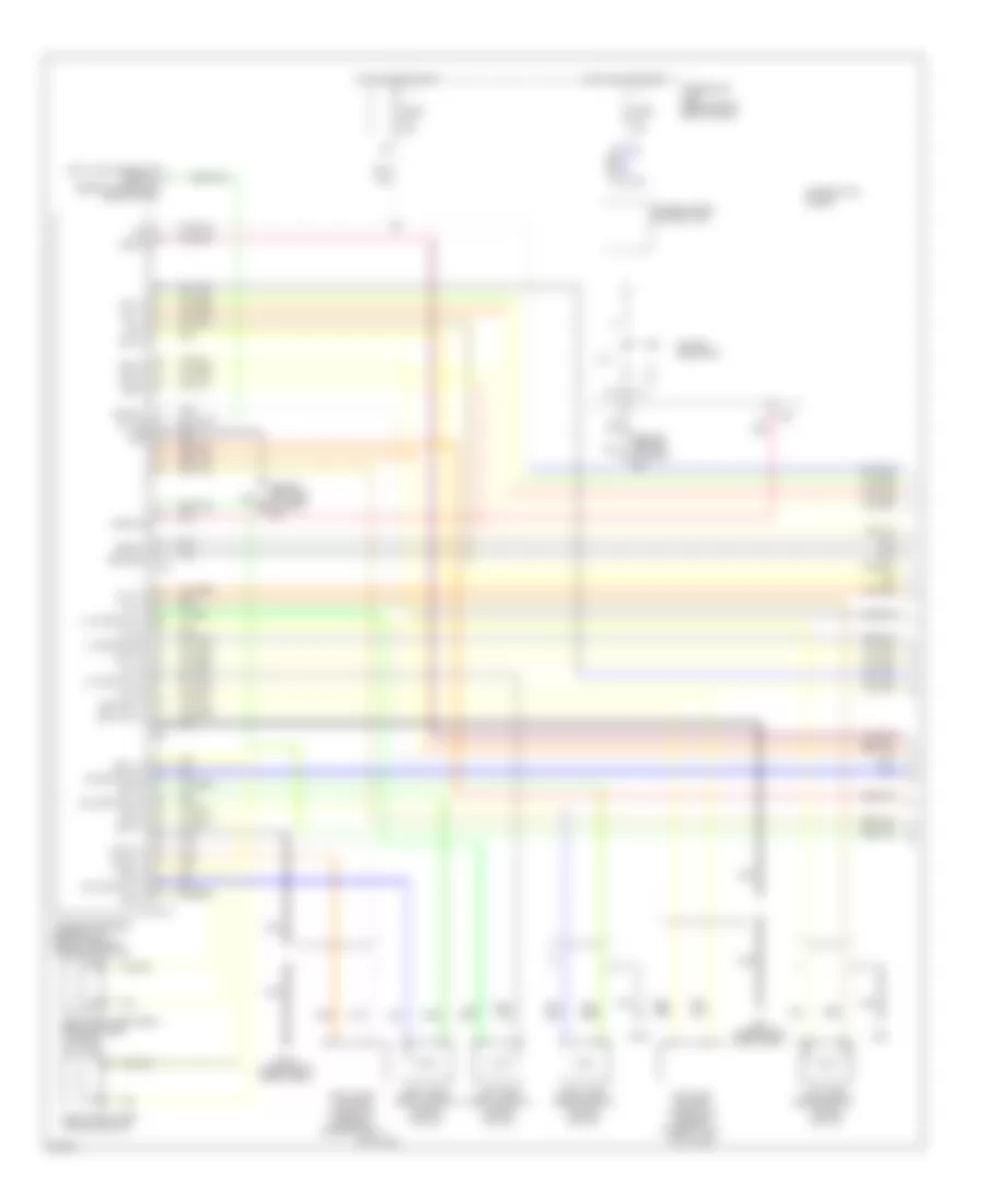 Supplemental Restraints Wiring Diagram 1 of 3 for Infiniti QX56 2005