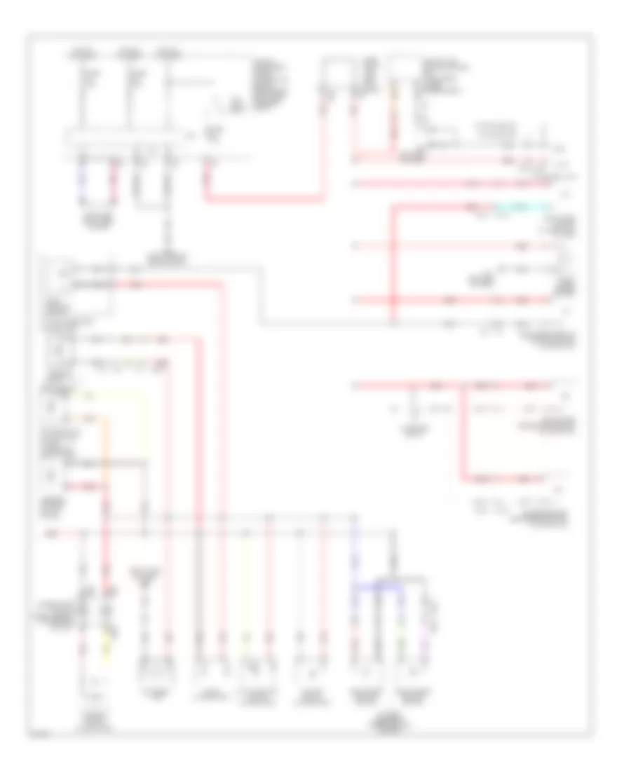 Instrument Illumination Wiring Diagram (2 of 2) for Infiniti EX35 Journey 2012