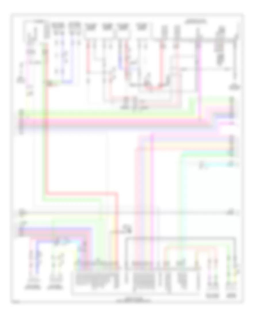 Radio Wiring Diagram Bose without Navigation 2 of 5 for Infiniti EX35 Journey 2012