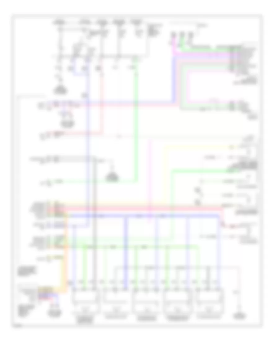 Automatic A C Wiring Diagram 1 of 2 for Infiniti FX35 2006