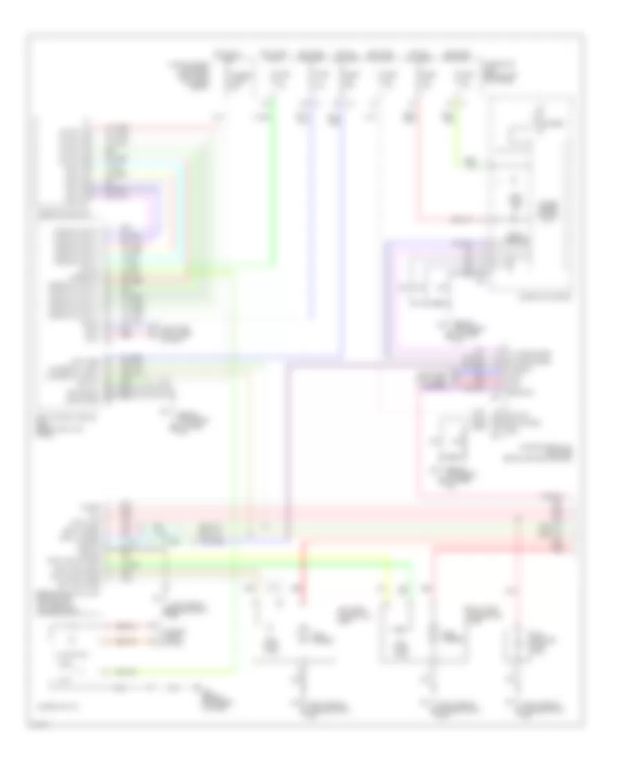 Exterior Lamps Wiring Diagram (1 of 2) for Infiniti FX35 2006