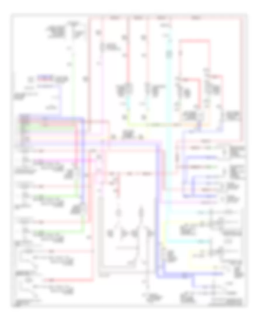 Courtesy Lamps Wiring Diagram 2 of 2 for Infiniti FX35 2006