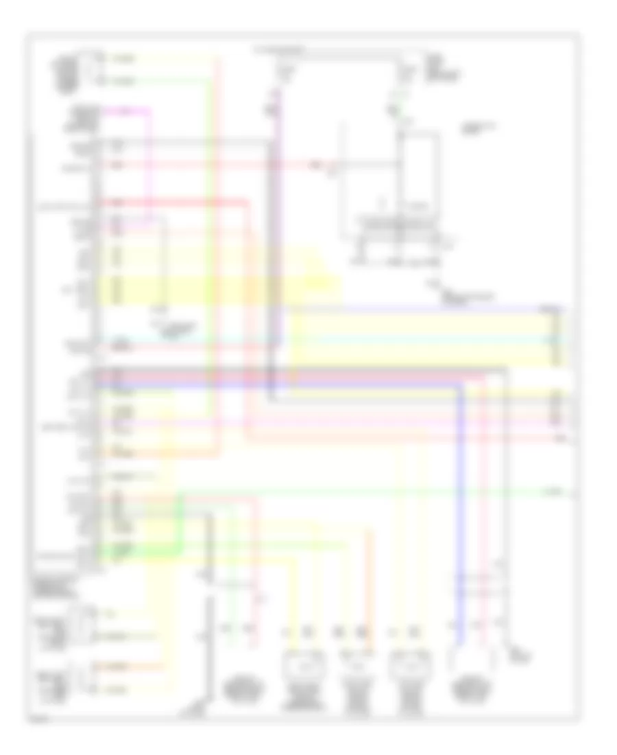 Supplemental Restraints Wiring Diagram 1 of 2 for Infiniti FX35 2006