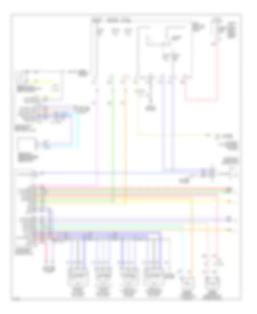 Automatic A C Wiring Diagram 1 of 2 for Infiniti FX35 2012