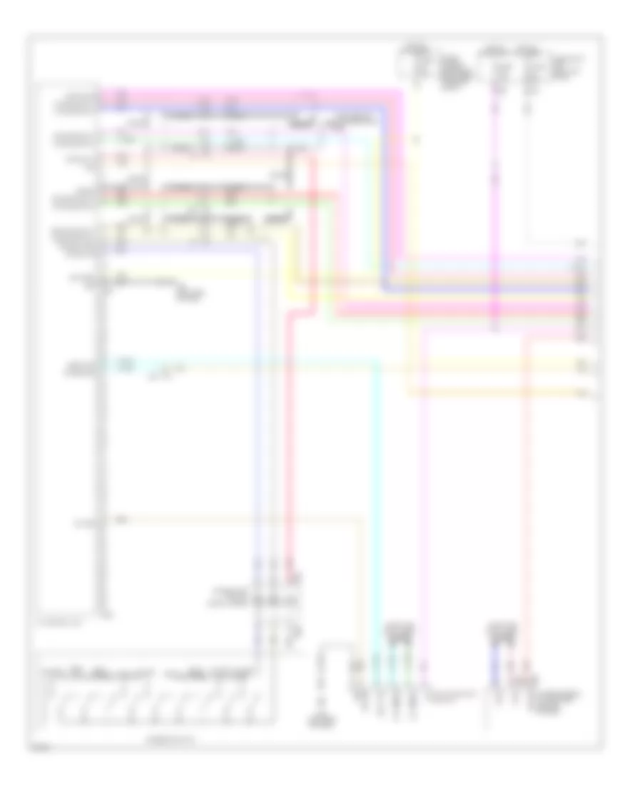 Navigation Wiring Diagram (1 of 6) for Infiniti FX35 2012