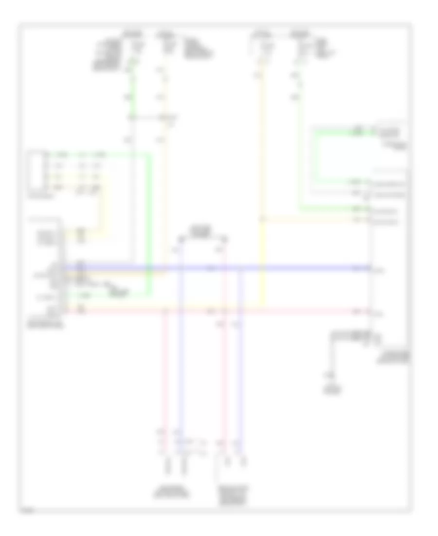 AWD Wiring Diagram for Infiniti FX35 2012