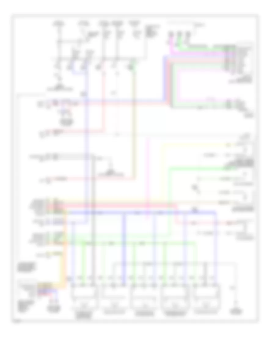 Электросхема кондиционера (1 из 2) для Infiniti FX45 2006
