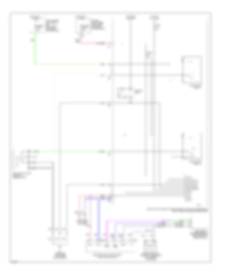 Cooling Fan Wiring Diagram for Infiniti FX45 2006