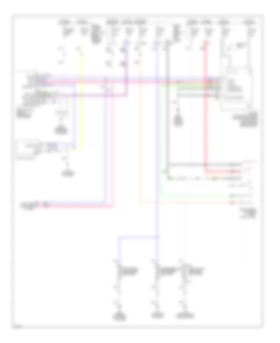 Defoggers Wiring Diagram for Infiniti FX45 2006