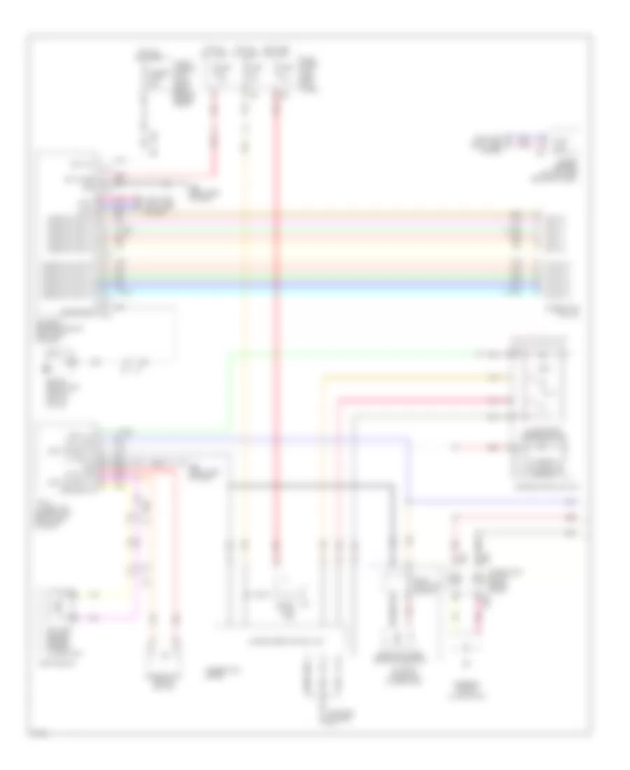 Instrument Illumination Wiring Diagram 1 of 2 for Infiniti FX50 2012