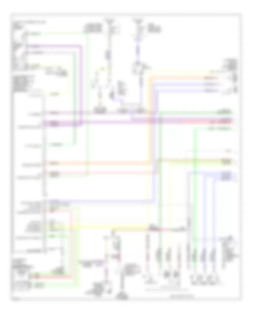 Memory Systems Wiring Diagram 1 of 2 for Infiniti G35 2006
