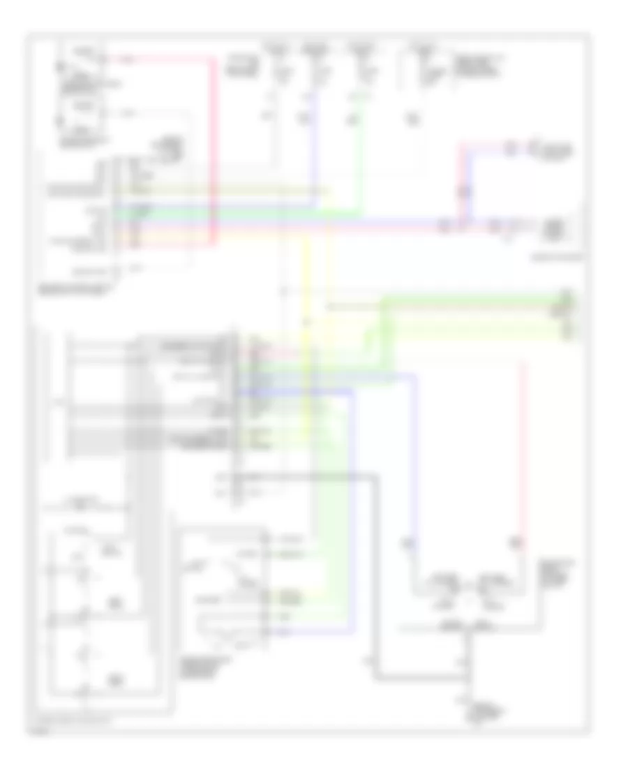 Power Windows Wiring Diagram Sedan Base 1 of 2 for Infiniti G35 2006