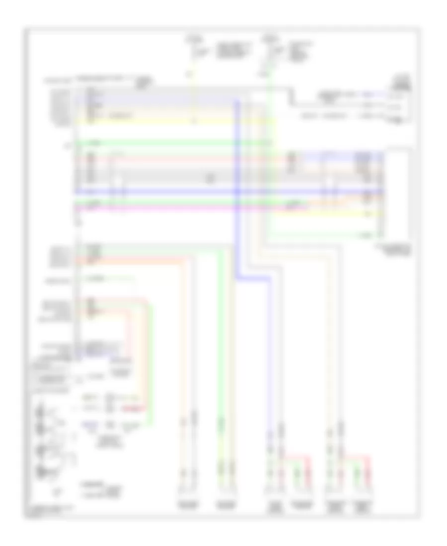 Radio Wiring Diagram Coupe with Base System for Infiniti G35 2006