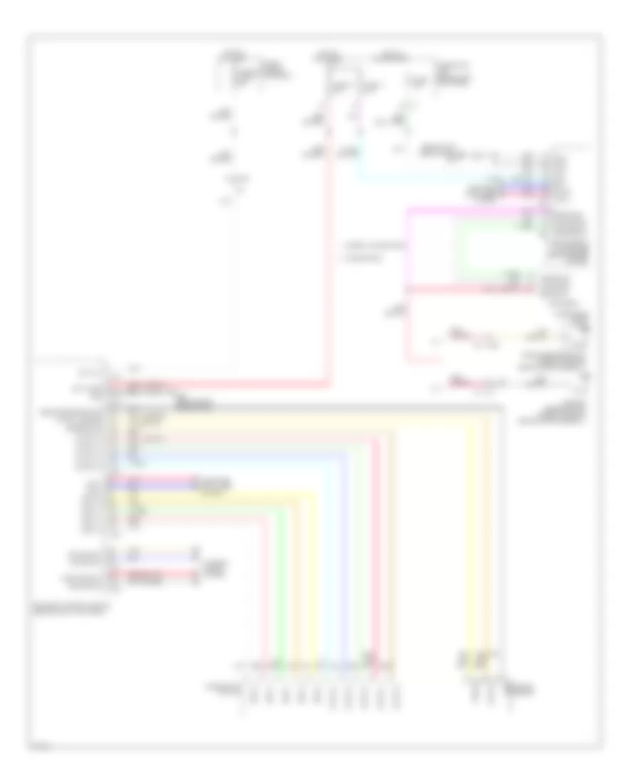 Headlights Wiring Diagram 1 of 2 for Infiniti G25 2012