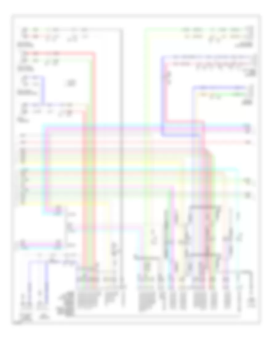 Navigation Wiring Diagram (2 of 4) for Infiniti G25 2012