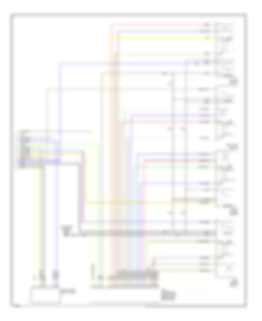 Memory System Wiring Diagrams (2 of 2) for Infiniti Q45 a 1992