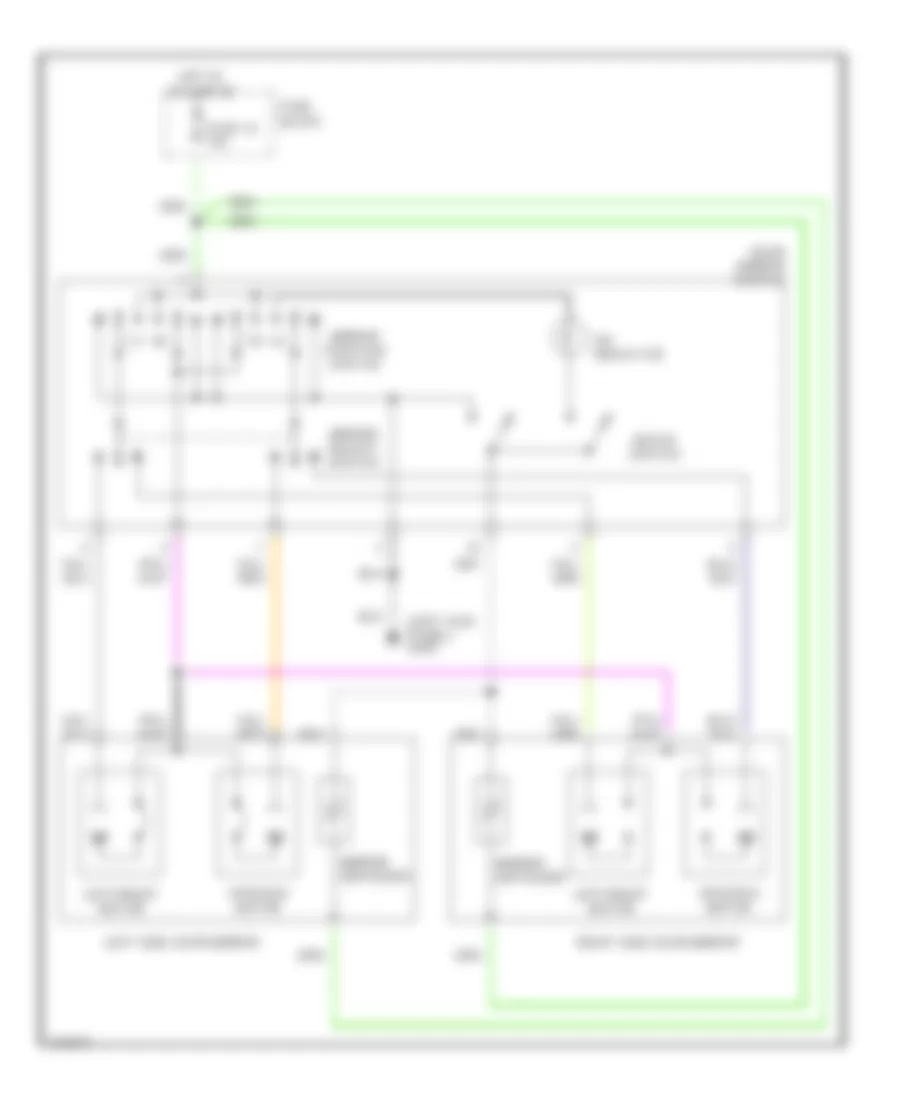 Power Mirror Wiring Diagram for Infiniti Q45 a 1992