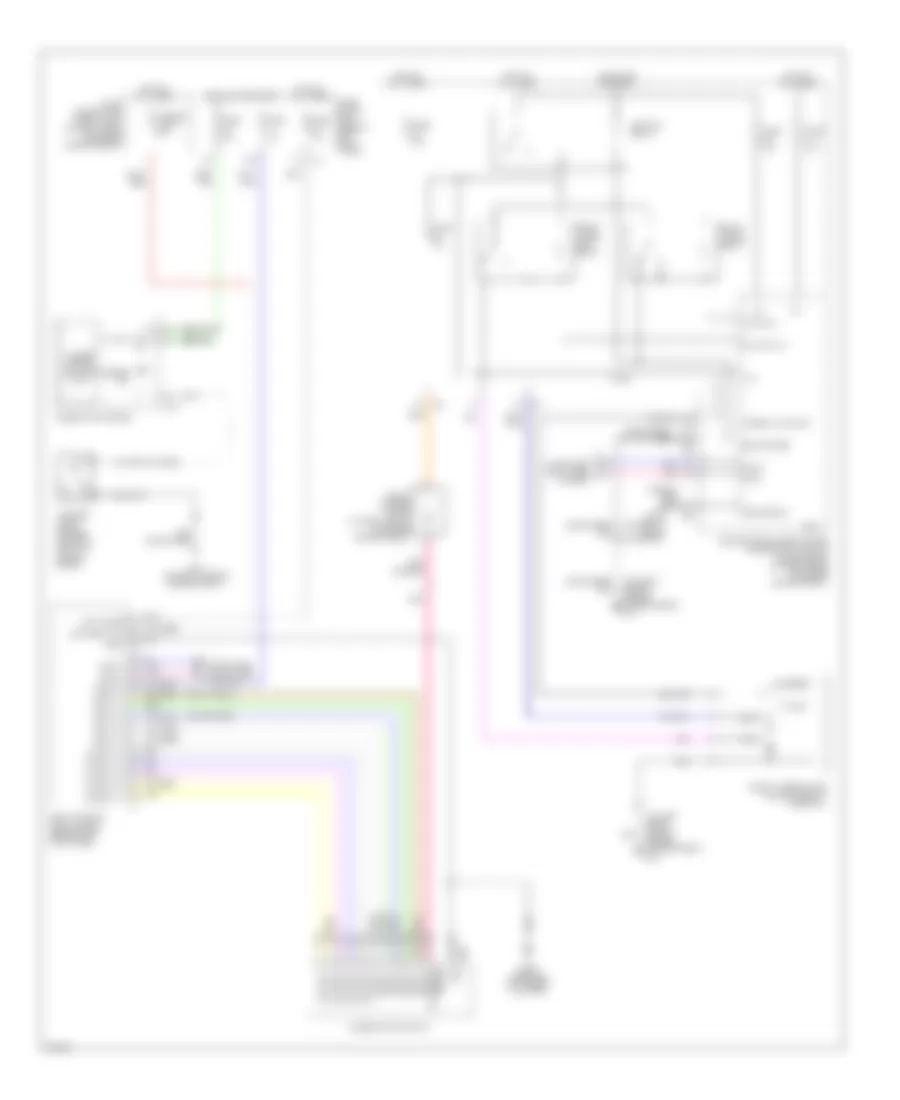 Wiper Washer Wiring Diagram for Infiniti G35 x 2006