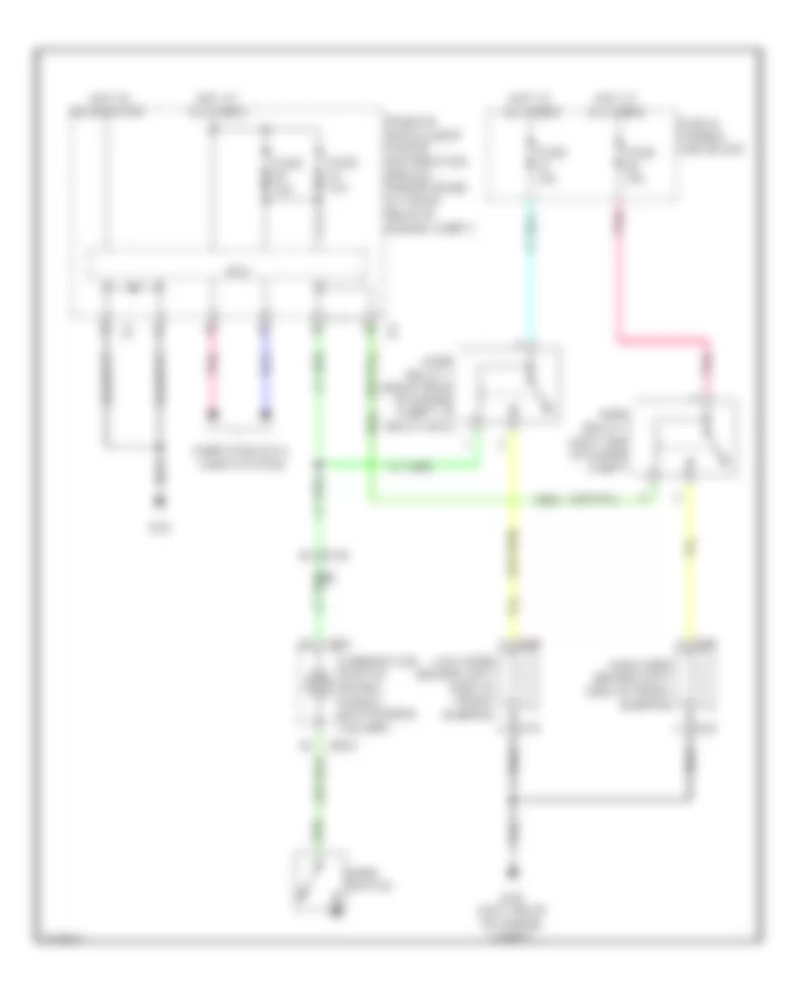 Horn Wiring Diagram for Infiniti G25 Journey 2012