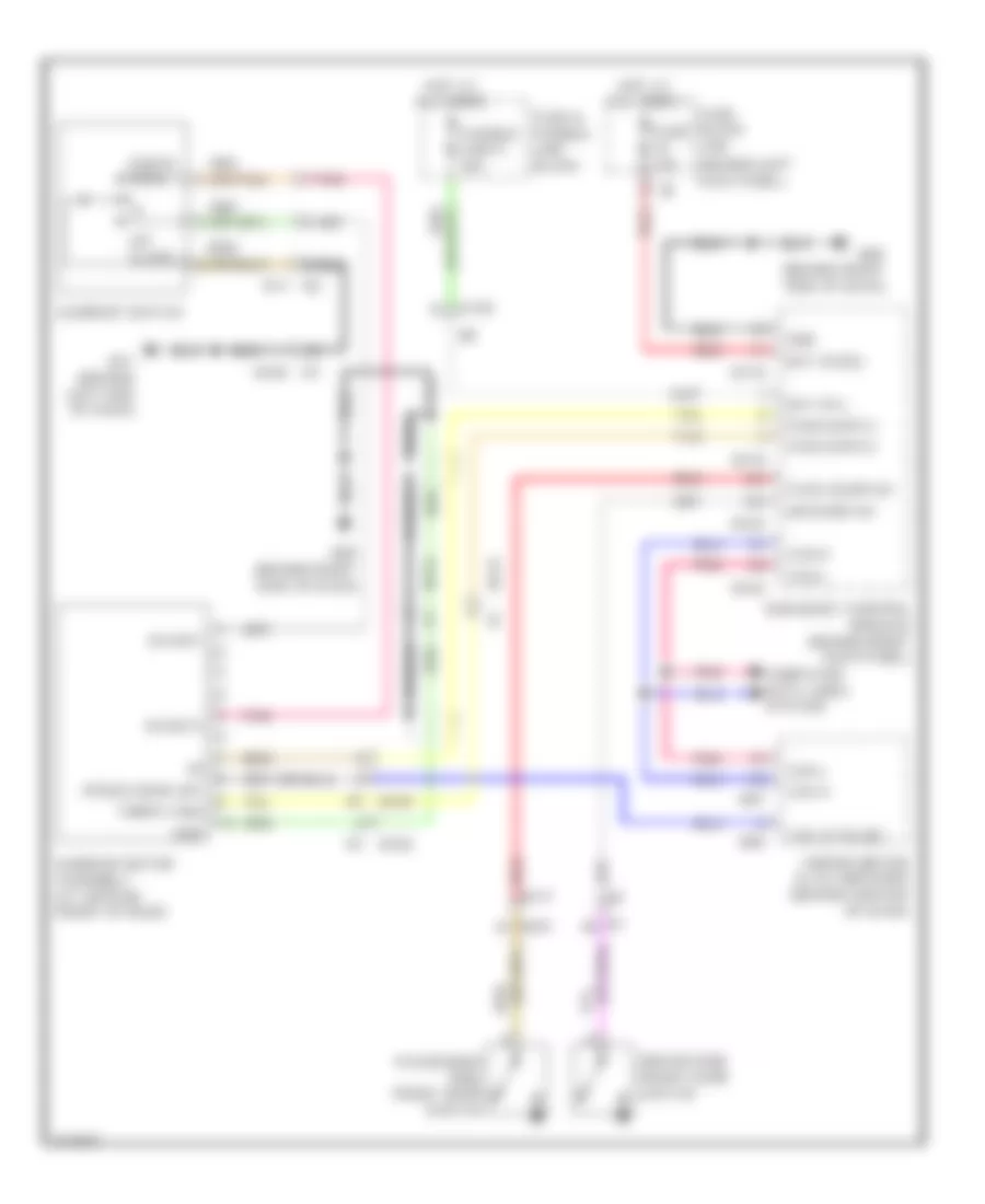 Power TopSunroof Wiring Diagram for Infiniti G25 Journey 2012