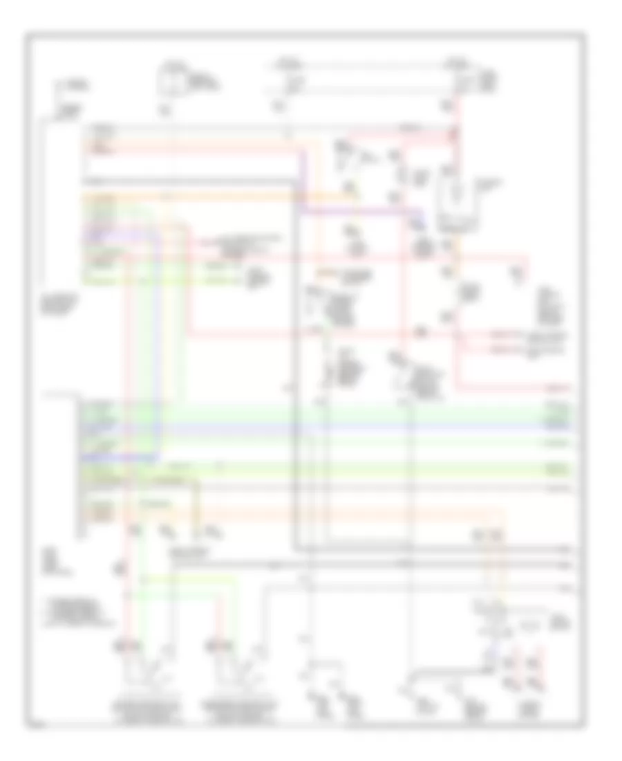 Power Door Lock Wiring Diagram with Keyless Entry 1 of 2 for Infiniti G20 1993