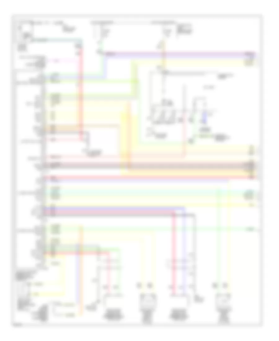 Supplemental Restraints Wiring Diagram 1 of 2 for Infiniti M35 2006