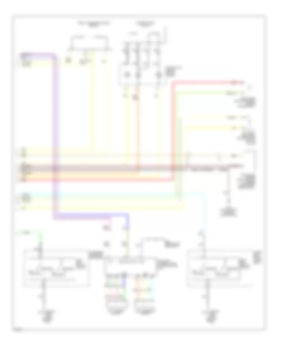 Supplemental Restraints Wiring Diagram (2 of 2) for Infiniti M35 2006