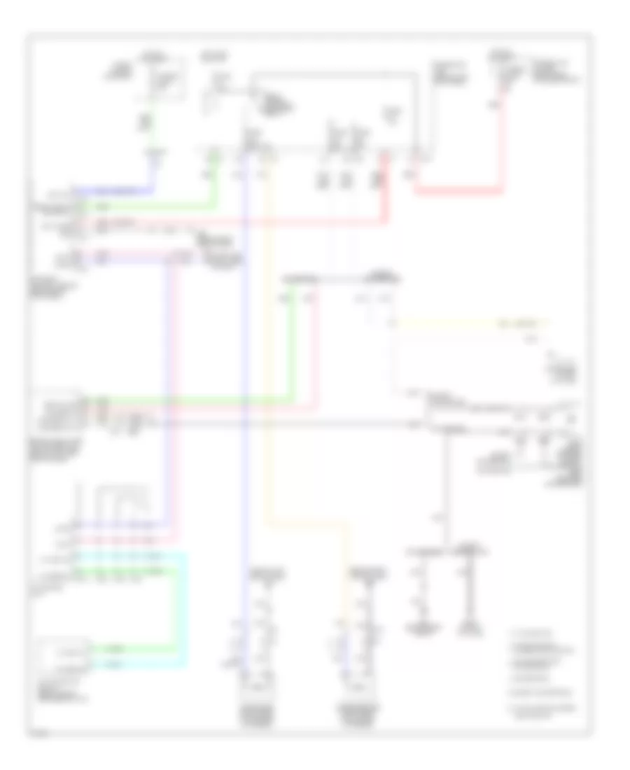 Defoggers Wiring Diagram for Infiniti G25 x 2012