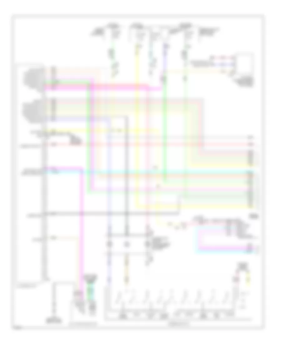 Navigation Wiring Diagram 1 of 4 for Infiniti G25 x 2012