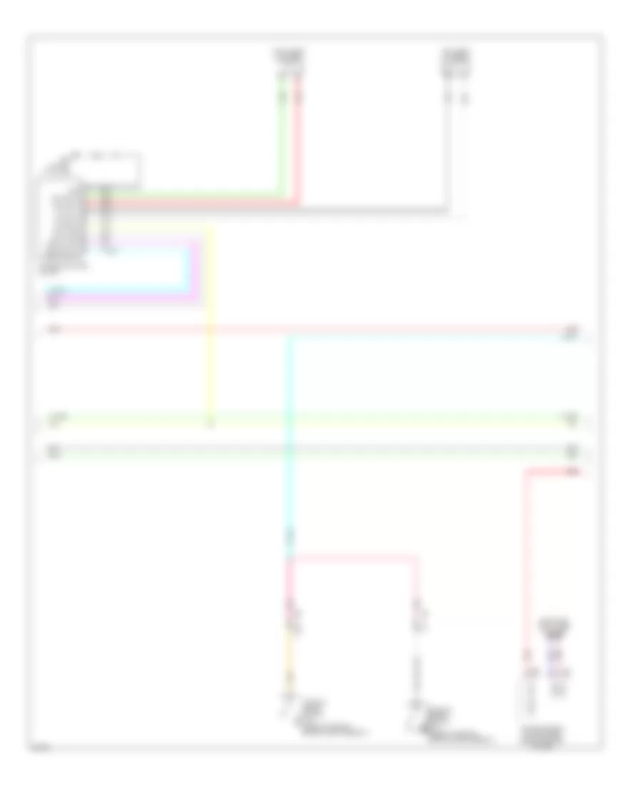 Navigation Wiring Diagram 3 of 4 for Infiniti G25 x 2012