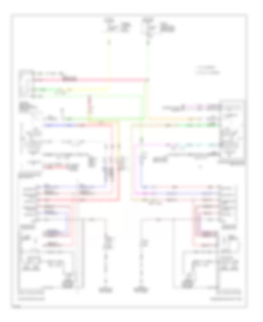 Heated Seats Wiring Diagram for Infiniti G25 x 2012