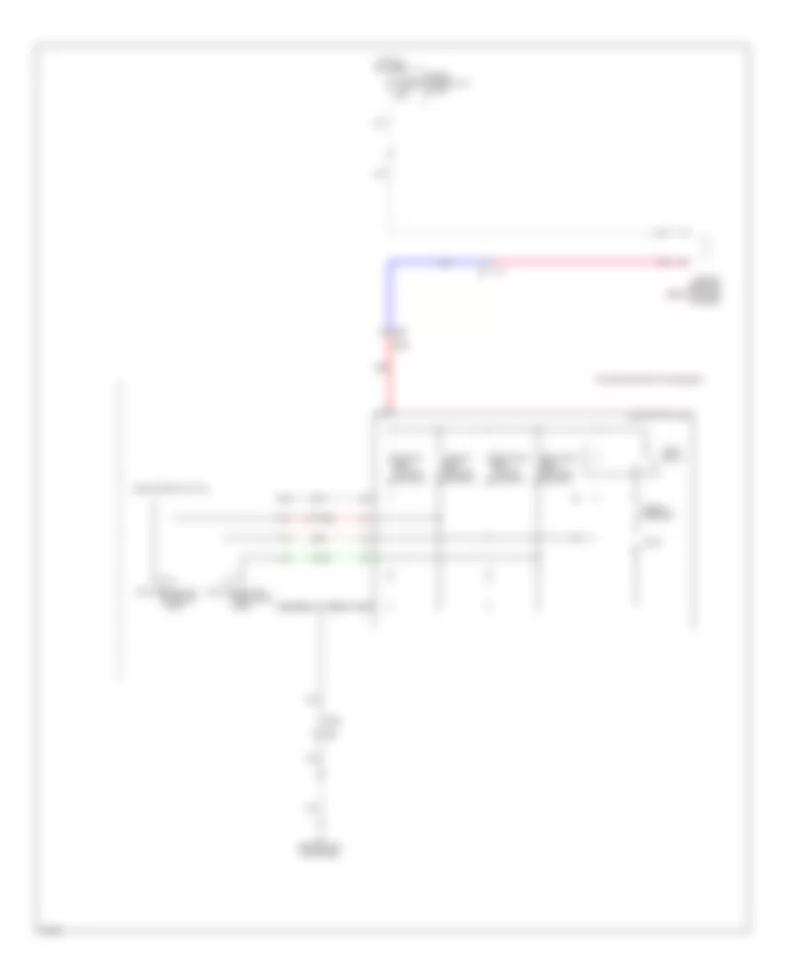 Lumbar Wiring Diagram for Infiniti G25 x 2012