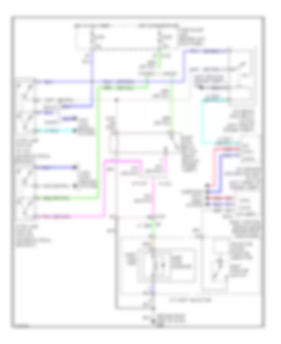 Shift Interlock Wiring Diagram for Infiniti G25 x 2012