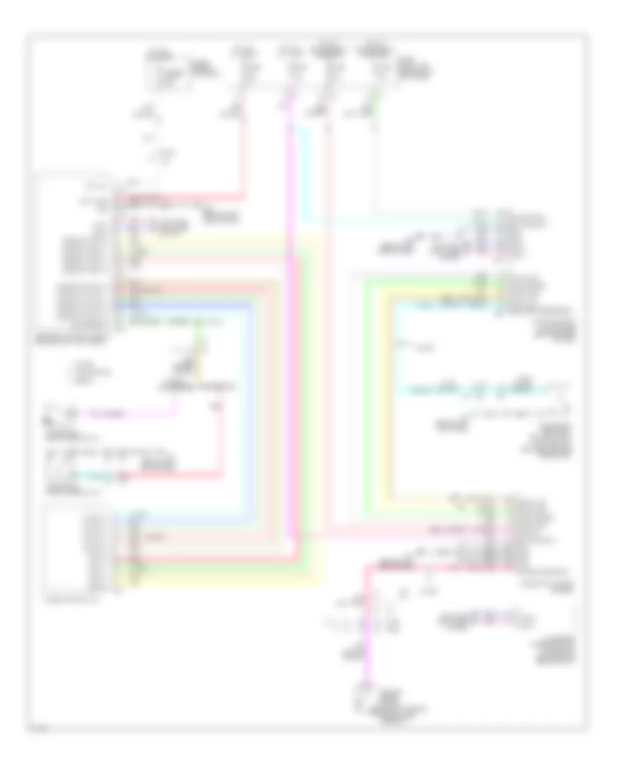 Chime Wiring Diagram for Infiniti G25 x 2012