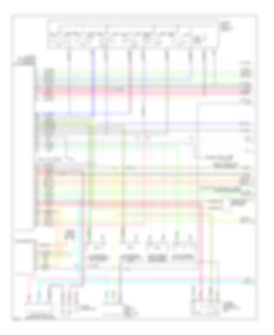 Air Conditioning Wiring Diagrams 1 of 2 for Infiniti J30 1993